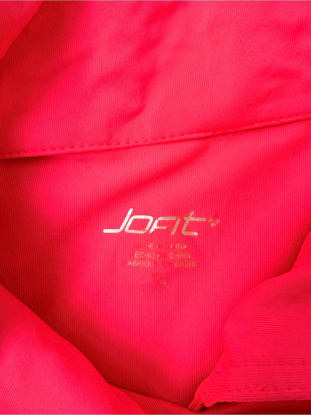 Womens Jofit Hot Pink Golf Jacket  Asymmetrical Zipper Hot Pink Active Size XL - Picture 6 of 8